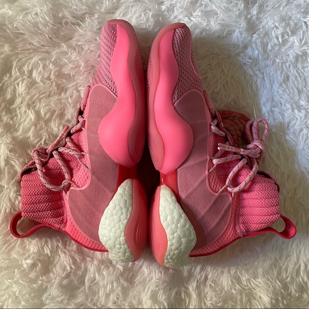 Men’s ADIDAS PHARRELL X CRAZY BYW X 'HYPER PINK' HYPER PINK Basketball S…